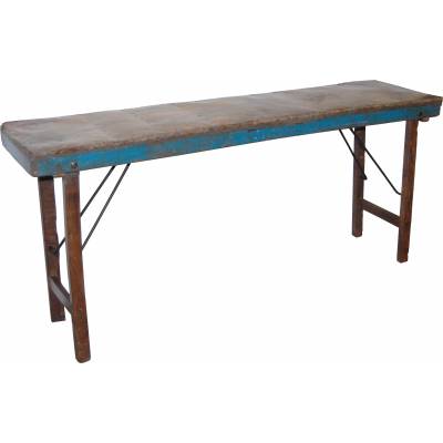 Konzolový stolík - zinkový povrch