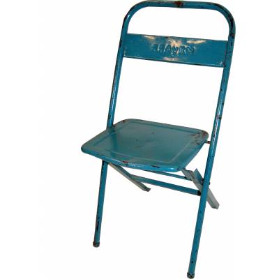 Folding chair - blue