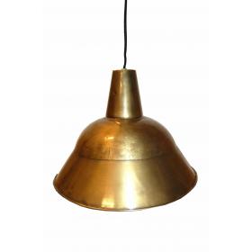 Pendant lamp with a trendy look - brass