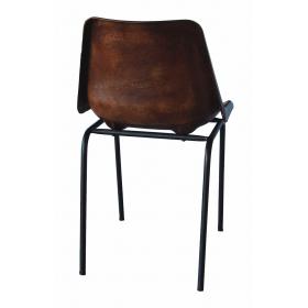 Kožená vintage stolička