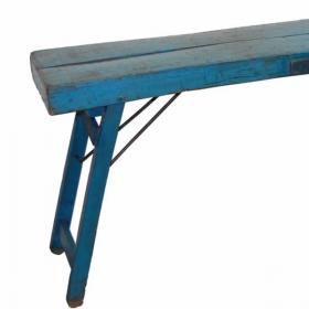 Original old console table - blue