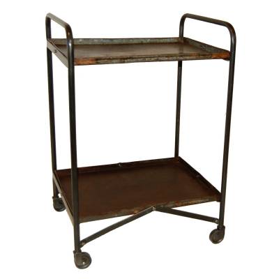 Trolley table with cool vintage look