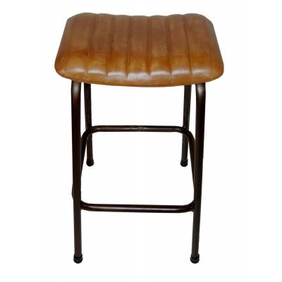 Barová stolička z kože