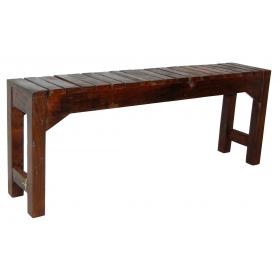 Stará drevená lavica - s lamelami 