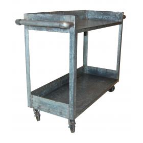 Trolley table / shop counter made of galvanized iron