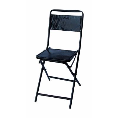 Old folding chair - black