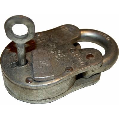 Raw old padlock