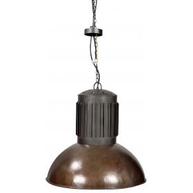 Raw pendant lamp - antique zinc and clear powder coating