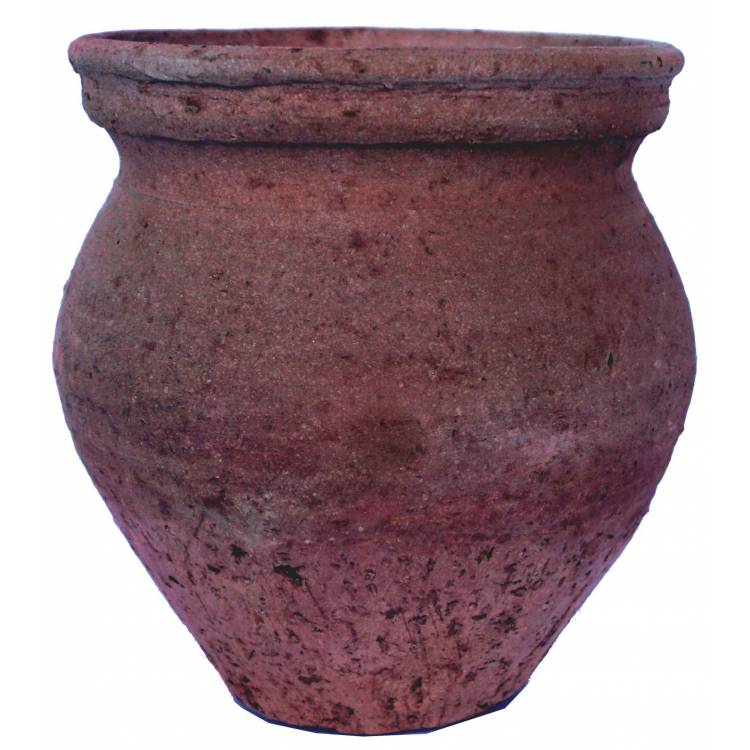 Rustic clay pot