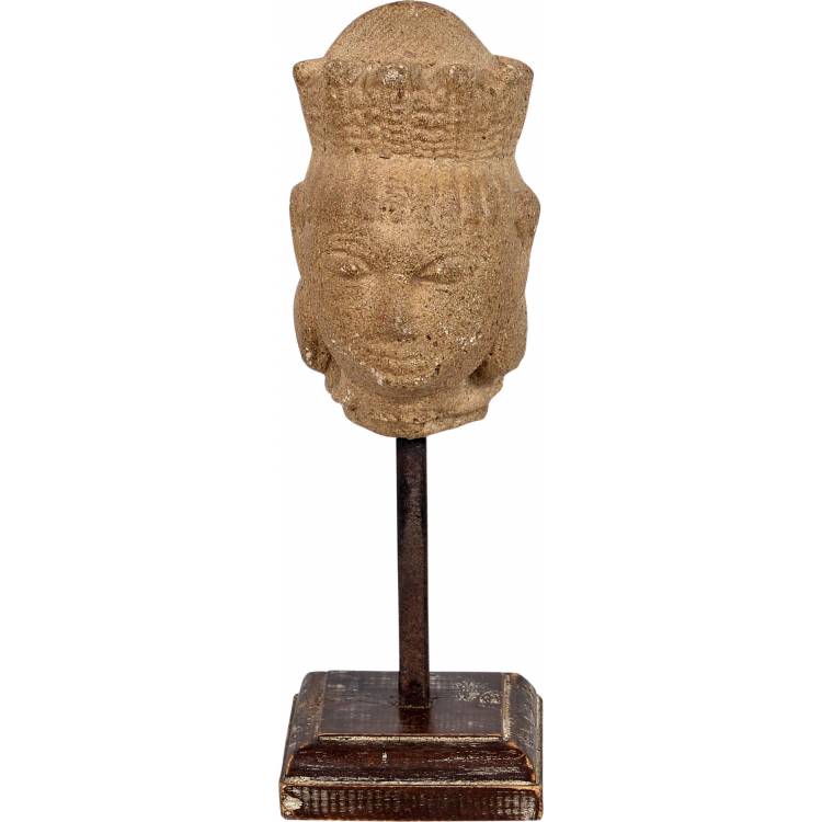 Beautiful head bust in stone