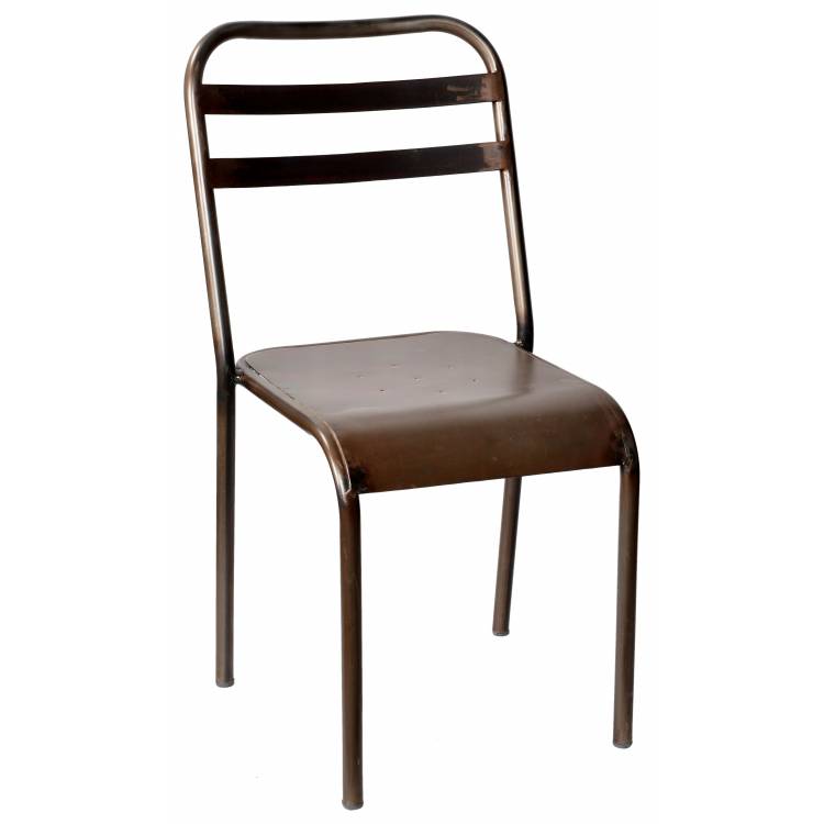 Železná stolička - číre práškové lakovanie