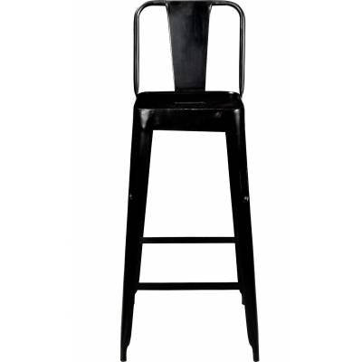 Čierna barová stolička