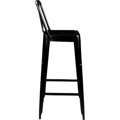 Čierna barová stolička