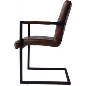 Vintage kožená stolička