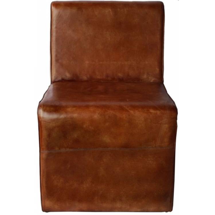 Retro leather armchair