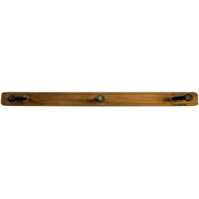 Coat rack in wood with 3 hooks