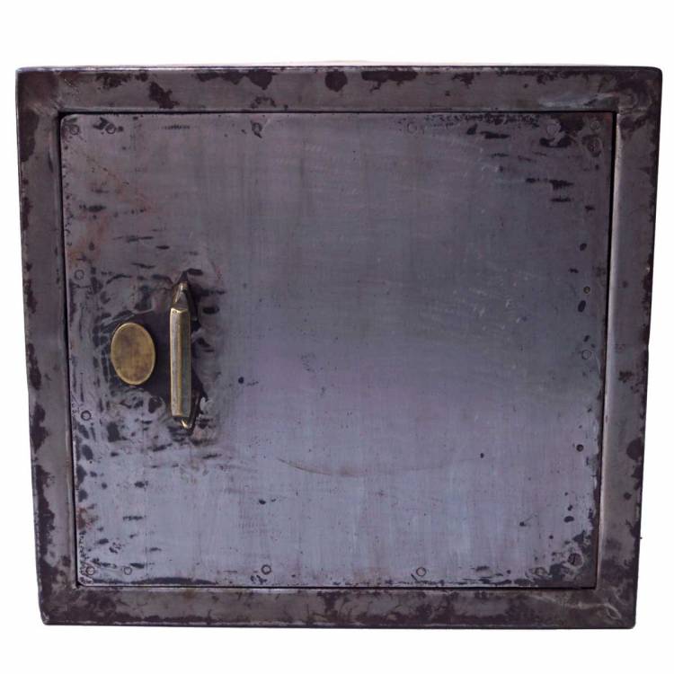 Metal safe deposit box- decoration