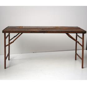 Brown wood dining table
