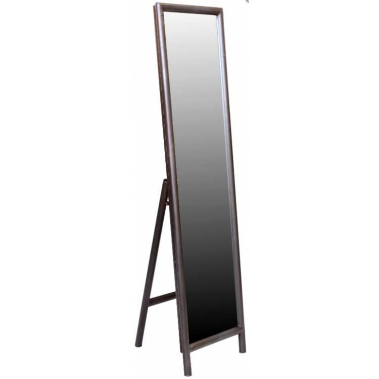 Large mirror in metal frame
