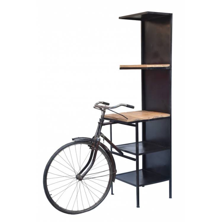Rack with bicycle front