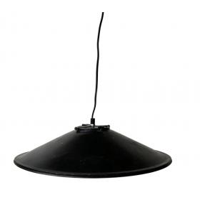 Black lamp in industrial style