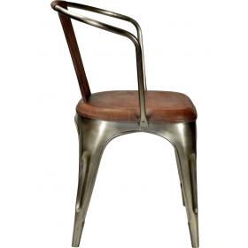 Jedálenská stolička s koženým čalúnením