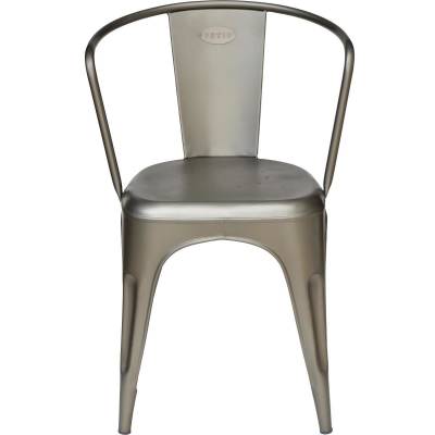 Železná vintage stolička - matná