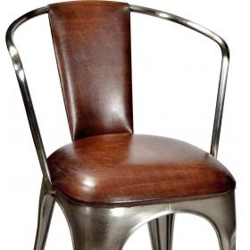 Kožená jedálenská stolička