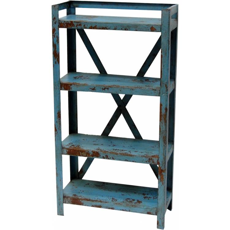 Blue iron rack