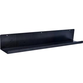 Black iron shelf - 70 cm