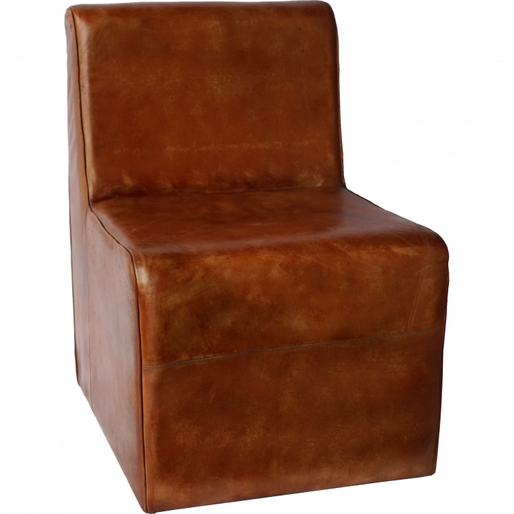 Cool Lounge Chair All Over Brown Leather, Cool Leather Chairs
