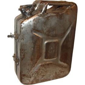 Old gasoline can to raw...
