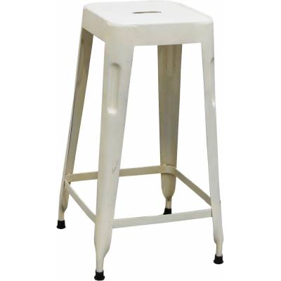 High stool - white