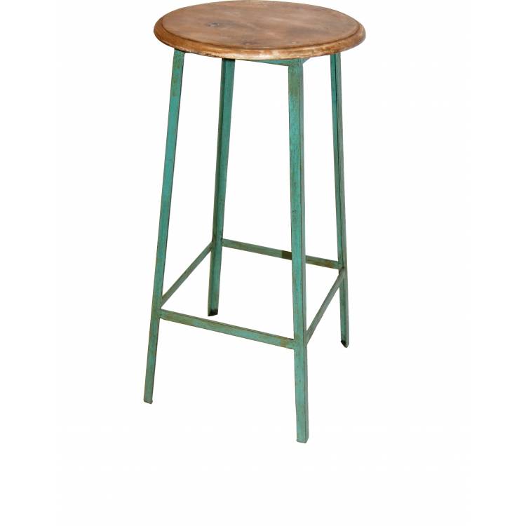 Zelená barová stolička