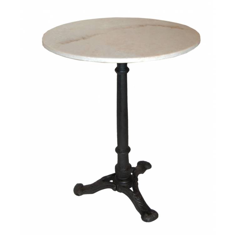 Café table with lovely marble top