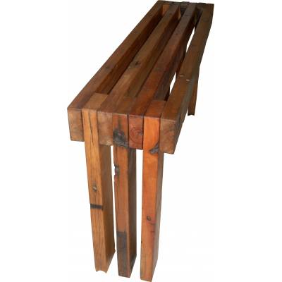 Pravý starý železný konzolový stolík