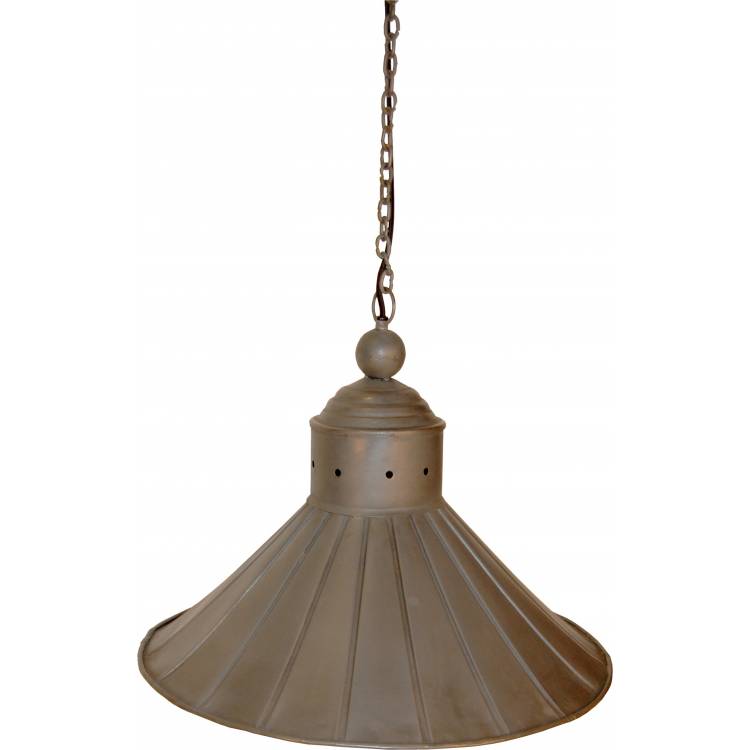 Pendant lamp, industrial style, - antique zinc
