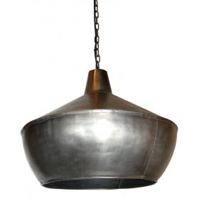 Závesná lampa v industriálnom štýle - zinková